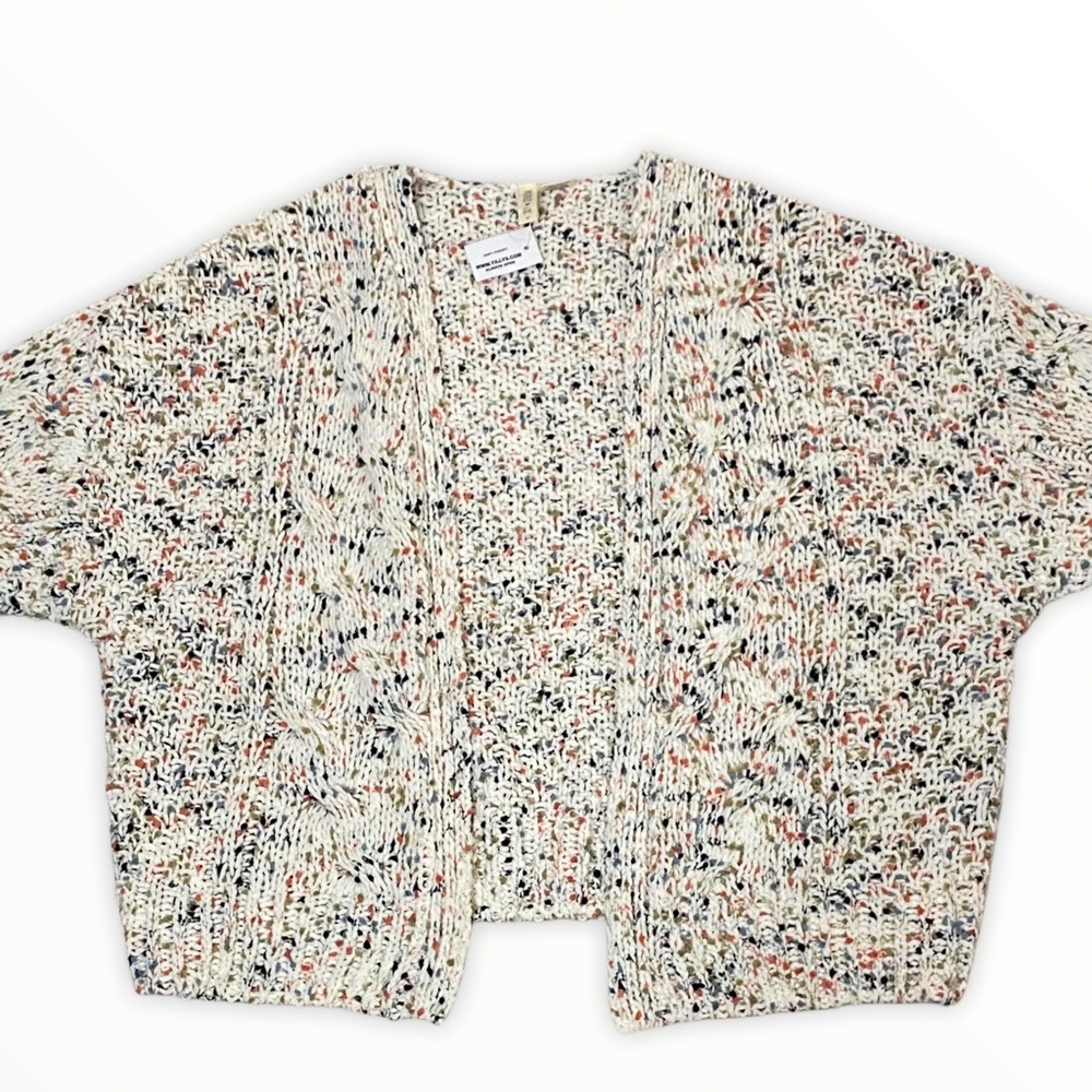 Sky + Sparrow cable knit crop cardigan - Picture 8 of 12